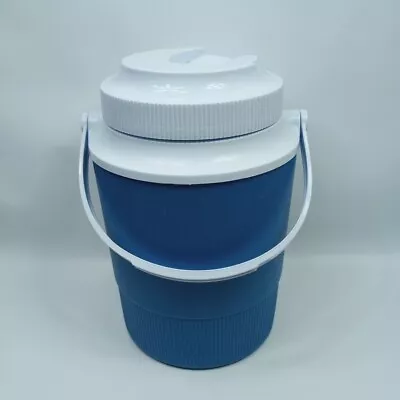 Vintage  Rubbermaid Water Jug Gott Model 1502 Made In Winfield KS Blue • $22.73