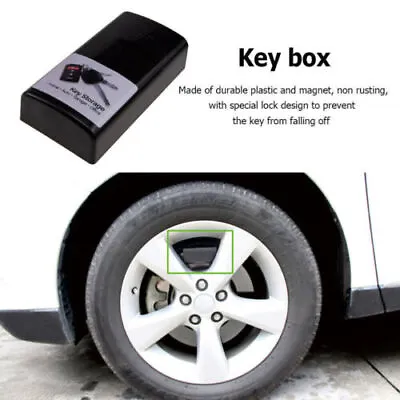 Stash Key Safe Storage Box Magnetic Portable Hidden Outdoor Car Key Holder • £8.19