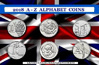 10p TEN PENCE A-Z ALPHABET COINS 2018 & 2019 RARE ANGEL BOND NHS TEA ZEBRA ROBIN • £9.95