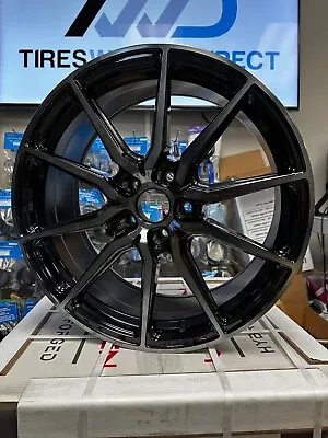 Vossen HF3-9N60 Hybrid Forged HF-3 19 X8.5  Wheel Double Tinted Gloss Black NEW • $2160