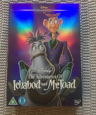 The Adventures Of Ichabod And Mr Toad Dvd Disney Slip Cover O Ring • £15.99