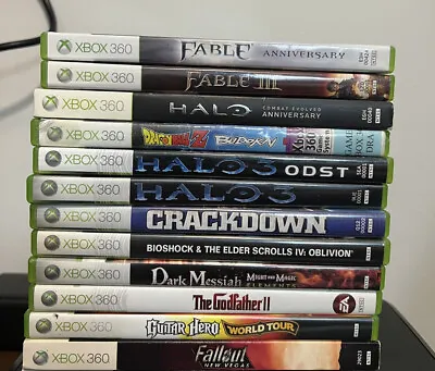 $20 • Buy Lot 15 Assorted Xbox 360 Empty Game Cases
