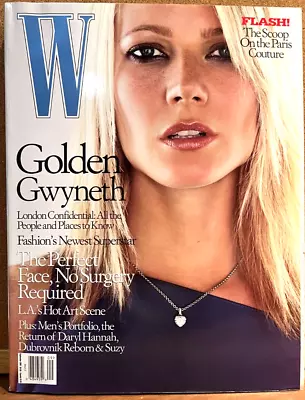 GWYNETH PALTROW - W Fashion Magazine  Sept 2001 - BRAND NEW - No Label - 600+ Pg • $35