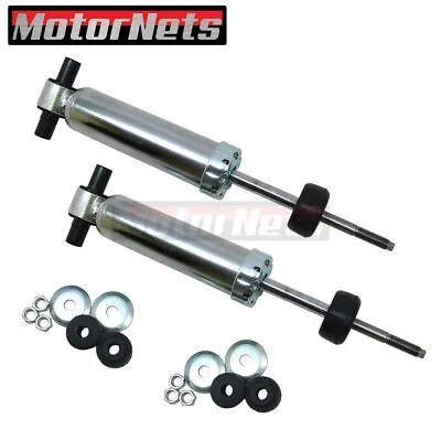 Pair Mustang II 2 Front Shock Struts Chrome Oil Filled Hot Street Rod Rat 13  • $74.96