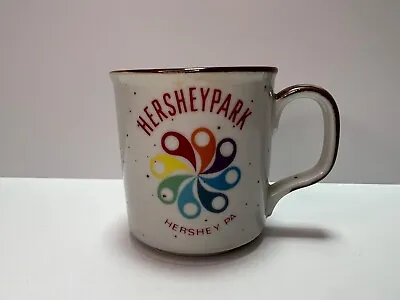 Hershey Park Kissing Tower Coffee Mug Vintage 1970s Amusement Park Rainbow • $8.44