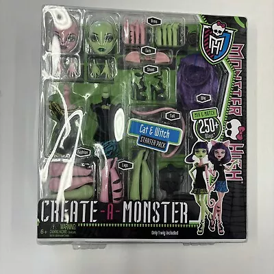 MH Create-A-Monster Starter Pack Cat & Witch NIB • $125