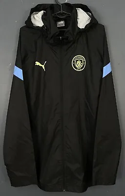 Men's Puma Fc Manchester City 2022/2023 Training Football Soccer Jacket Size Xl • $53.99