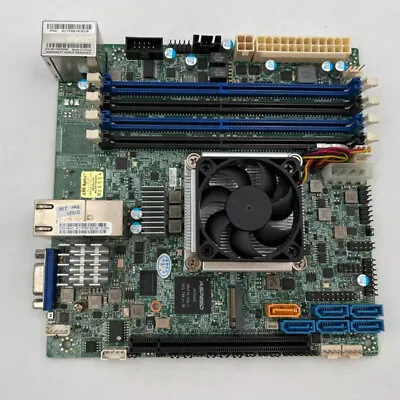 For Supermicro X10SDV-4C-TLN2F Server Motherboard 6 *SATA3 Mini-ITX Mainboard • $399.97