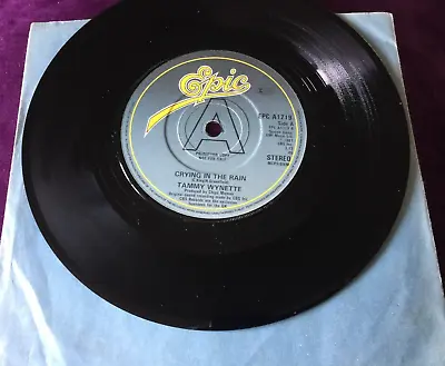 Tammy Wynette - Crying In The Rain - Epic A1719 - 1981 - PROMO  - Vinyl Ex • £5