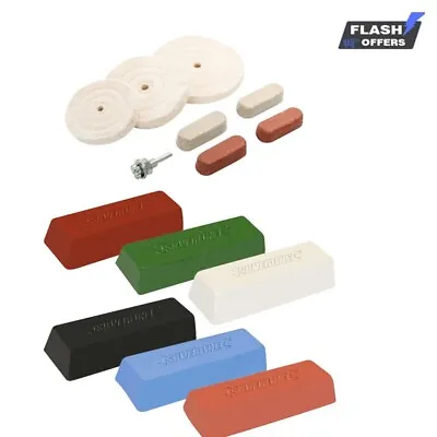 500g Buffing Kit Polishing Compound Metal Steel Buffer Tool Block Buffing Arbour • £7.99