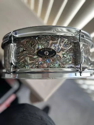 Vintage Apollo Snare Drum 5X14 Abalone Pearl Finish 6 Lug Exc. Cond Big Fat Tone • $200