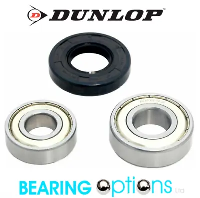 Dunlop Candy Washing Machine Drum Bearings & Seal Kit - 6204 ZZ & 6205 ZZ • £14.99