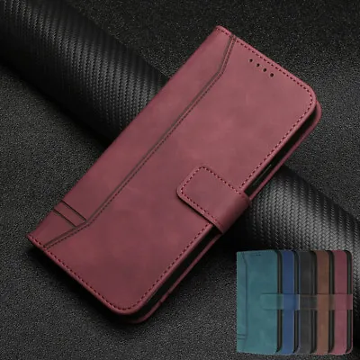 $14.99 • Buy For Samsung S21 S20 FE Ultra S10 S9 S8 Plus Case Leather Wallet Flip Slim Cover