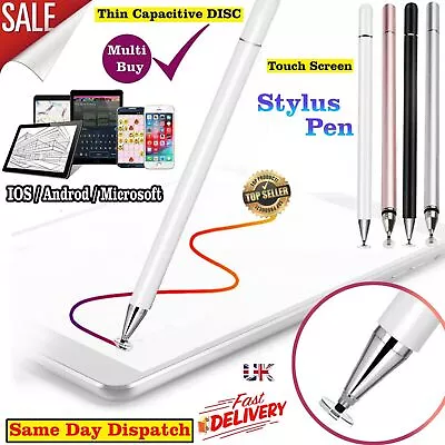 £3.99 • Buy Thin Capacitive Touch Screen Pen Stylus For IPhone IPad Samsung PDA Phone Tablet