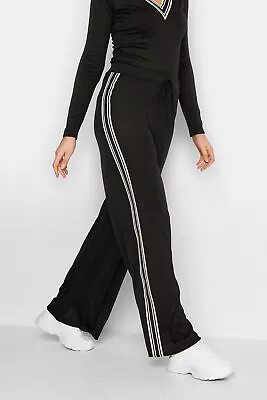 Long Tall Sally Women Tall Side Stripe Wide Leg Trousers • £21