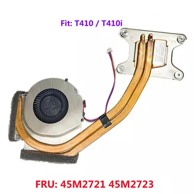 CPU Cooler Cooling Fan For Lenovo ThinkPad T410 T410i FRU:45M2721/2723 04W6595 • $28.08