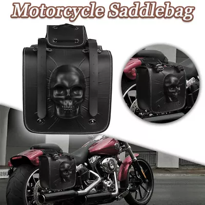 Motorcycle Bag Tool Side Bag Fit For Yamaha Virago XV125 XV250 Route66 AU • $52.51