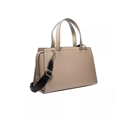 KENNETH COLE Taupe Women’s Shoulder Laddies Hand Bag Ellis Grab RRP:£199 Defects • £25