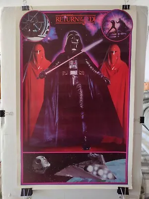 RETURN Of The JEDI Vintage Darth Vader Commercial Poster 1983 • $25