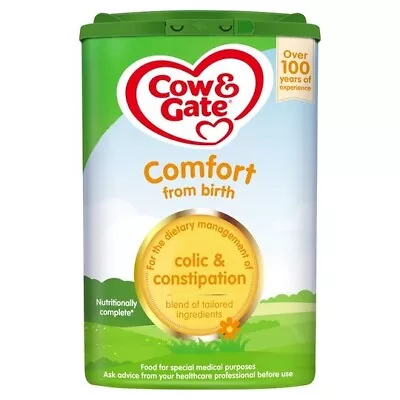 Cow & Gate Comfort Milk ( 800g ) Birth To 12mnths • £17.95