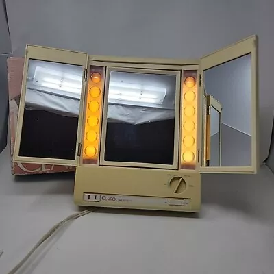 Vintage Clairol True To Light Model LM-8 Lit Makeup Mirror 4 Way Light Used • $44.80