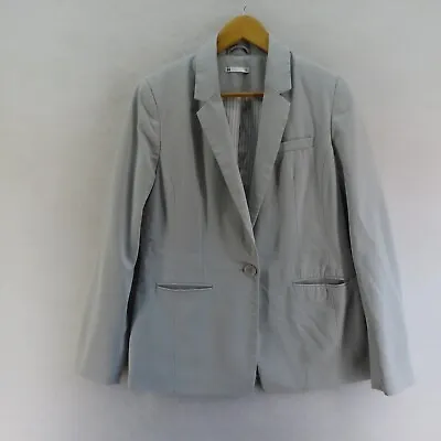 TARGET Women's Size 14 Grey Button Up Lined Blazer Jacket • $15