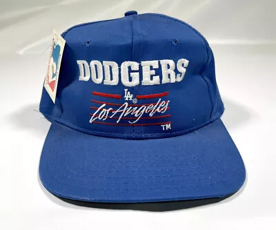 LA Los Angeles Dodgers Signature Vintage Snapback Hat Blue Rare NWT • $189.95