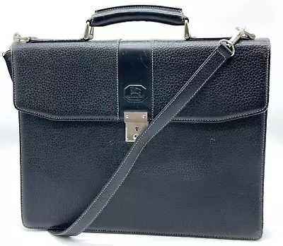 Authentic Burberry Check Pattern Black 2 Way Business Bag SKS1040 • $69