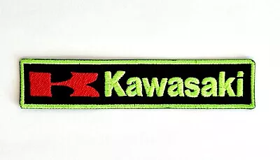 Embroidered Patch - Kawasaki - Motorcycles - Racing - NEW - Iron-on/Sew-on  • $5.35