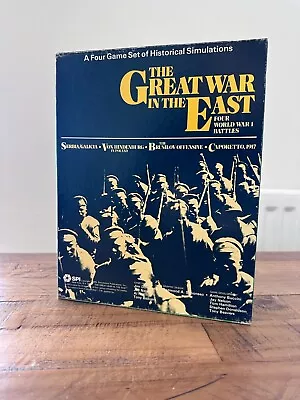 The Great War In The East 4 Game Set  WWI Battles Quad SPI  Unpunched Wargame • £150