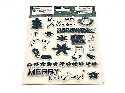 My Minds Eye Clear Stamps Merry And Bright 18 Stamps • $9.99