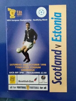 £3 • Buy Scotland V Estonia UEFA European Championship Qualifier 1998