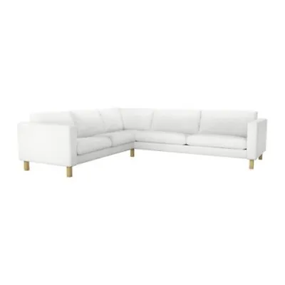 Genuine Cover For Ikea Karlstad Corner Sofa 2+3/3+2 Blekinge White 101.187.49 • £395