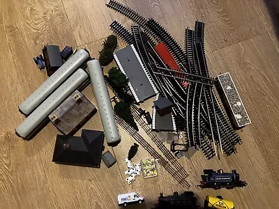 00 Gauge Job Lot Of Track Locos Buildings And Accessories • £45