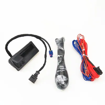 $104.51 • Buy Rear View Camera With Harness Cable For VW Jetta Passat B7 Tiguan RCD510 RNS510