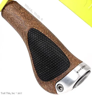 Ergon GP1-S BioKork Small Ergo Handlebar Bike Grips Cork MTB / Hybrid / Commuter • $42.95