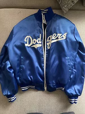 Vintage RARE Danny Goodman MLB Los Angeles Dodgers Satin Jacket Size XL • $130