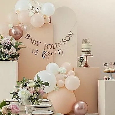 £14.95 • Buy Baby Shower Decorations Gifts Keepsake Mummy To Be Ginger Ray BL Rose Gold Blush