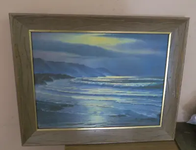 Vintage Maurice Meyer Evening Tide Lithograph Print 11” X 15” Framed • $79.95