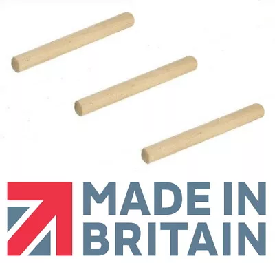 CRAFT WOODEN DOWELS - Great Quality Poles Rod Stick Sweet Tree BEST PRICES • £90.83