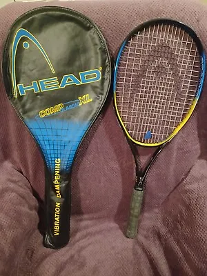 Vintage Head Tennis Racquet Graphite Comp Classic XL Oversize Extra Long W/Cover • $28.95