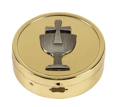 £14.52 • Buy Chalice Embossed Pyx (YC933) Hold 8 Hosts Silver Plated
