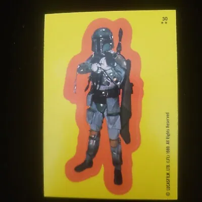 1980 Topps Star Wars Empire Strikes Back Series Sticker 30 BOBA FETT  • $29