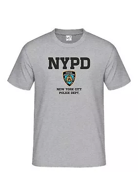 £8.50 • Buy Men's Unisex NYPD Badge Police NEW YORK USA Gift Kids And Adult T-Shirt 