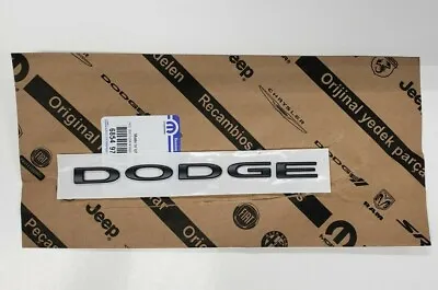 New 2015-2023 Dodge Challenger Matte BLACK  DODGE  Tailight Letters OEM Mopar • $94.99