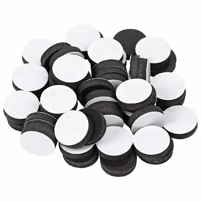 Self Adhesive Magnetic Dots Coins Light Use Crafts 10mm X 1.5mm Magnet 50x Disc • £3.49