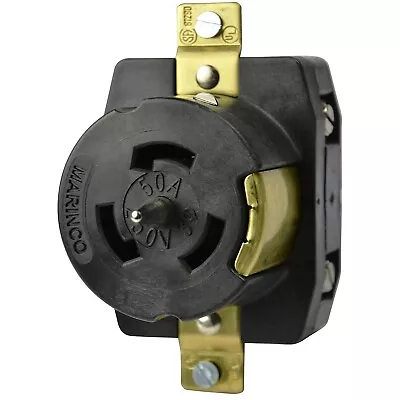 Marinco Electrical Group CS8369 50A 3 Phase 250V 3P4W Locking Receptacle • $49.99