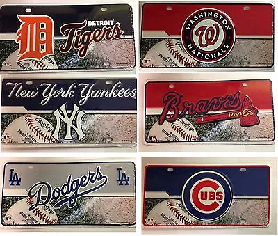 MLB Teams Metal Tag License Plate Auto Truck Car NEW • $6.95