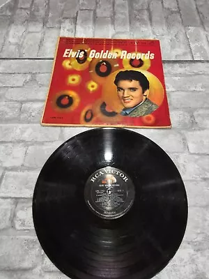 Elvis' Golden Records / LP 1958 RCA Victor LPM-1707 Blue Letters Cover Vinyl • $29.99
