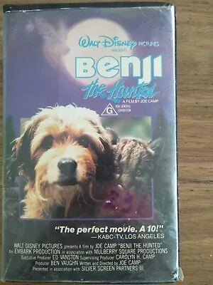  Benji: The Hunted  1987 Adventure VHS *Walt Disney Home Video* Movie RARE • $16